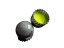 HS Projectiles Black/Yellow - Qty: Bag 200 pcs